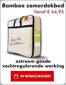 Dit bamboe dekbed is heerlijk koel, luchtig en ademend, waardoor het prettig aanvoelt op de huid.